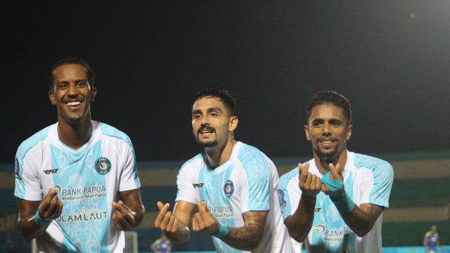 Selebrasi Kode Meminta Gaji Pemain PSBS