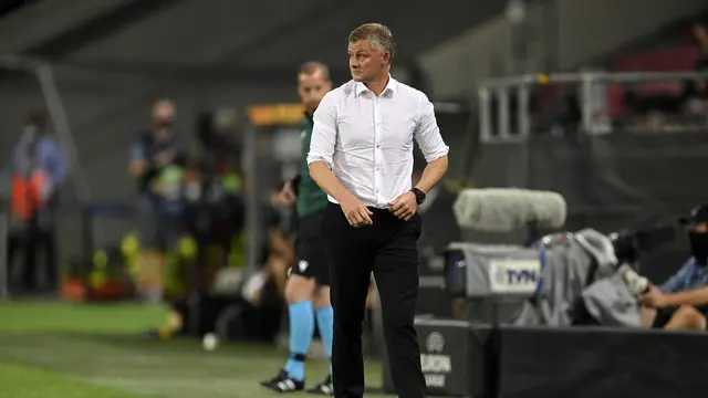 Ekspresi Ole Gunnar Solskjaer Antar MU ke Semifinal Liga Europa