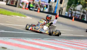 Comeback Fantastis di Seri Terakhir, Romy Tahrizi Sabet Gelar Kejurnas Gokart 2026