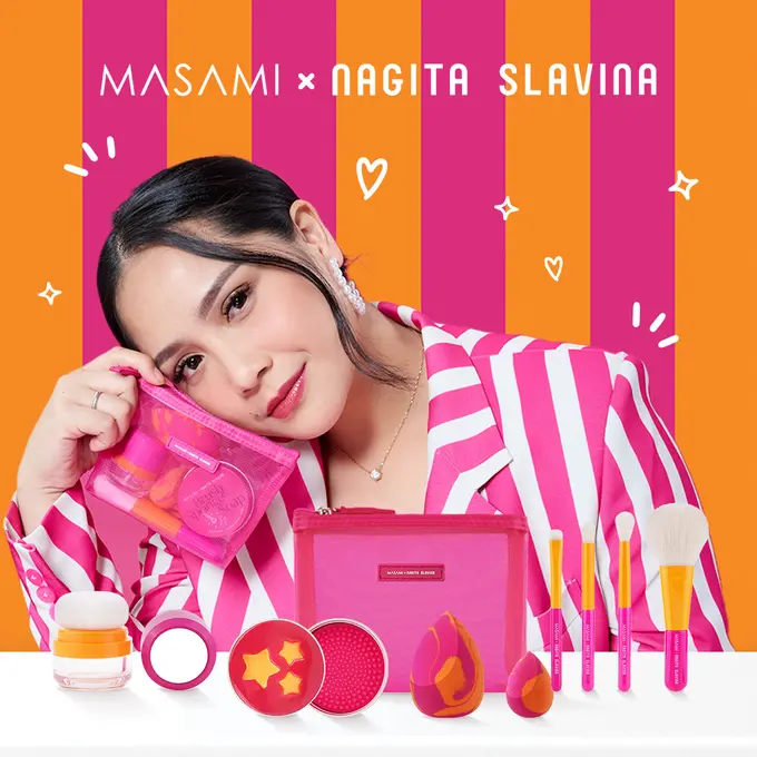 Sering Travelling Keluar Negeri, Nagita Slavina Bawa Set Kuas Makeup dengan Harga Di Bawah Rp200ribuan