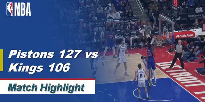 VIDEO: Highlights NBA 2019-2020, Detroit Pistons Vs Sacramento Kings 127-106