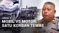Mobil vs Motor, Satu Korban Tewas