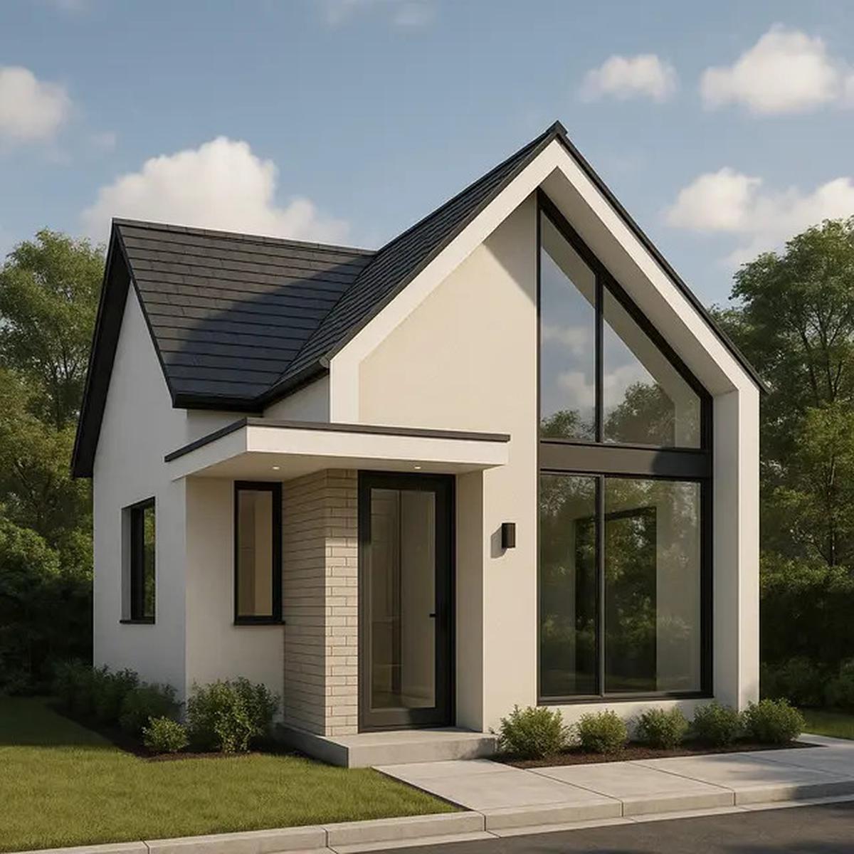 8 Model Rumah 6x9 Atap Kombinasi Pelana dan Limas, Desain Hunian Modern dan Elegan di 2025