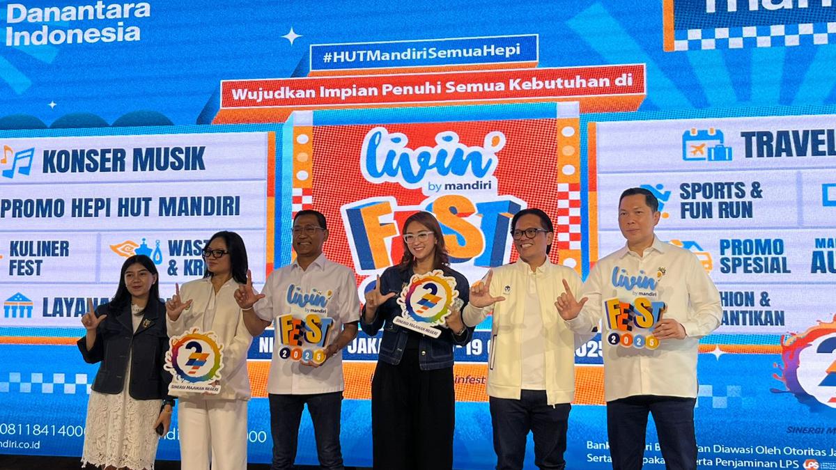 Bank Mandiri Targetkan 150.000 Pengunjung Livin’ Fest 2025