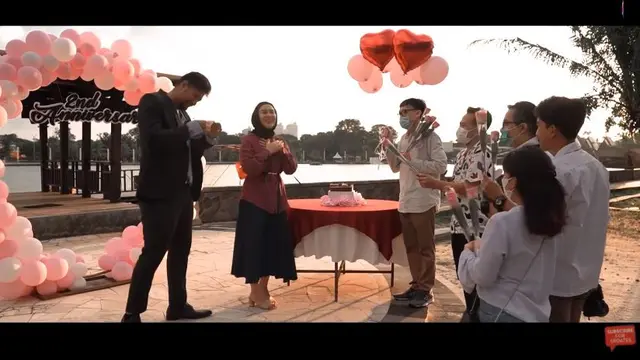 7 Momen Seru Anniversary Irish Bella dan Ammar Zoni, Dapat Kejutan dari Tim