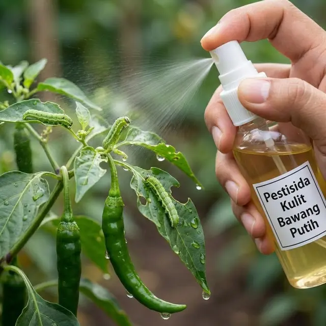 Cara Mengolah Kulit Bawang Putih Jadi Pestisida Alami