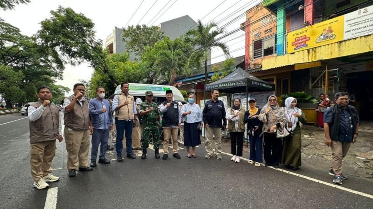 Komisi IX DPR RI dan BBPOM Perketat Pengawasan Pangan Makassar di Pasar Maricayya Jelang Ramadan