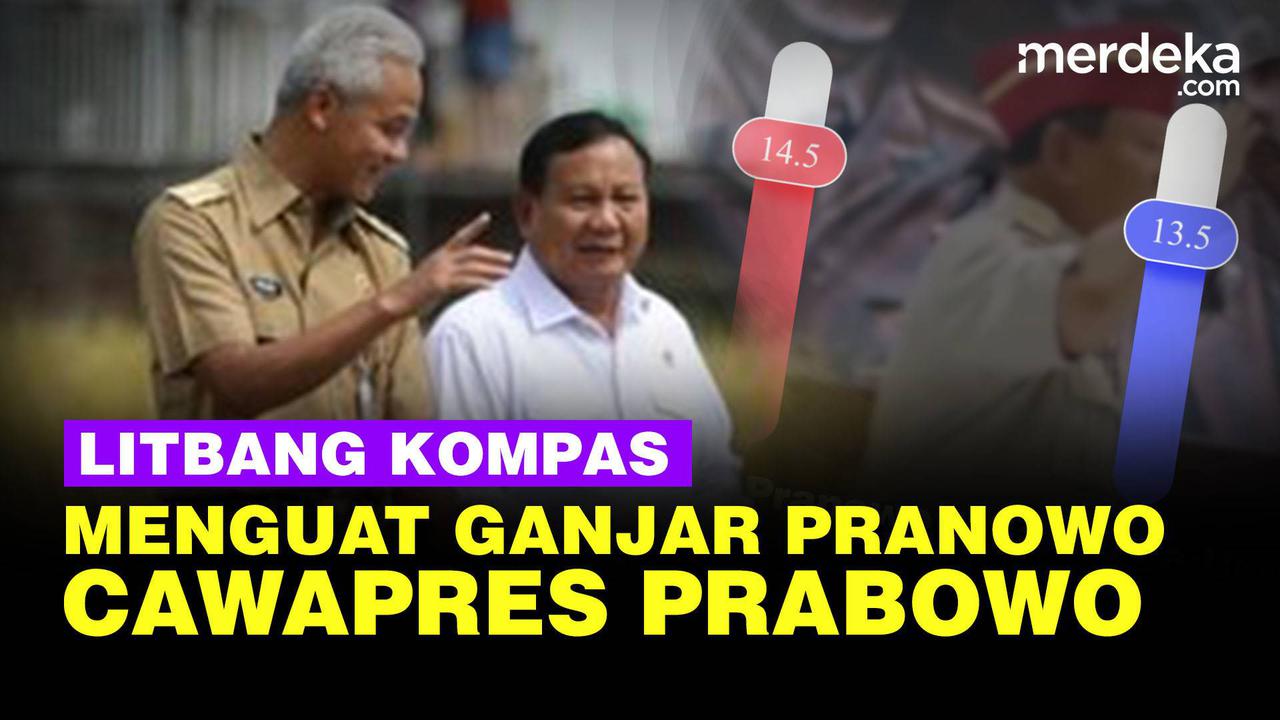 VIDEO: Litbang Kompas Sebut Prabowo Paling Cocok Didampingi Ganjar, Disusul Sandiaga