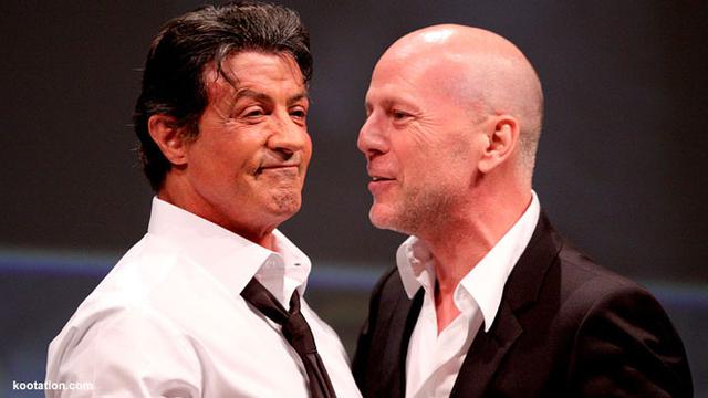 Sylvester Stallone Cap Bruce Willis Serakah Dan Malas Showbiz Liputan6 Com