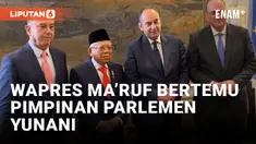 Wapres Ma&rsquo;ruf Amin Kunjungi Athena untuk Bicara dengan Pemimpin Parlemen Yunani