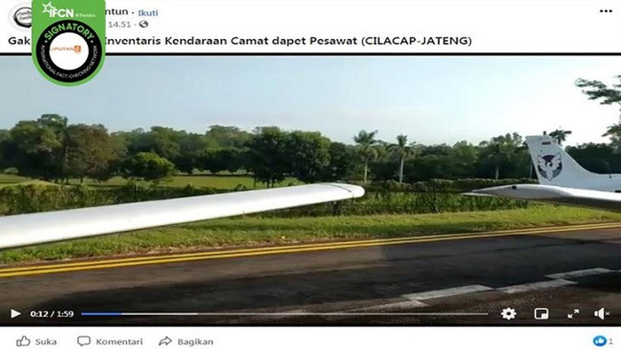 Gambar Tangkapan Layar Video Camat di Cilacap