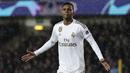5. Rodrygo (Real Madrid) - Real Madrid menebus Rodrygo Goes dari Santos pada 15 Juni 2018. Madrid mengucurkan dana hingga 40 juta poundsterling untuk meminang Rodrygo yang saat itu berusia 17 tahun. (AFP/Kenzo Tribouillard)