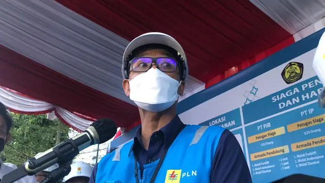 Direktur Utama PT PLN (Persero) Darmawan Prasodjo, saat ditemui di PLTU Suralaya, Banten, Rabu (20/4/2022).
