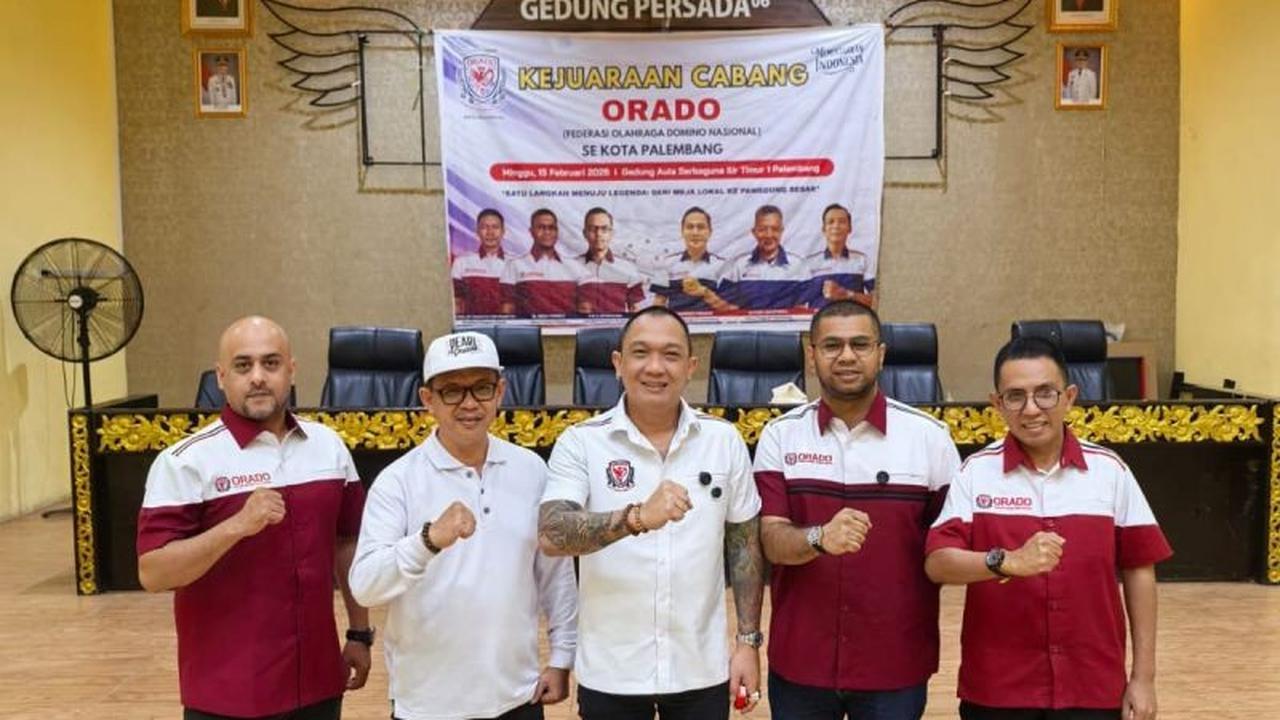 PB ORADO Perkuat Ekosistem Olahraga Domino Lewat Kompetisi Serentak di Sumatera Selatan