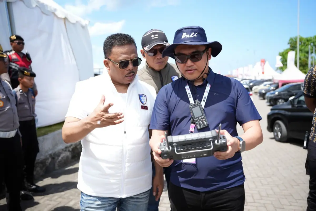 Kakorlantas Polri Irjen Pol Agus Suryo Nugroho turun langsung meninjau kesiapan pengamanan dan manajemen lalu lintas jelang Kemala Run 2026 di Bali.