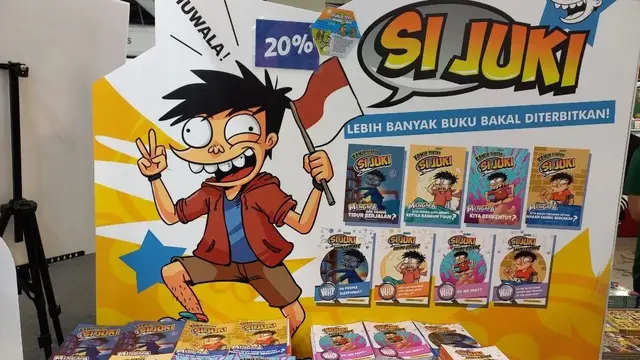 8 Buku Komik Si Juki Tembus Pasar Malaysia, Dibuat dalam Bahasa Melayu dan Inggris.  foto: isstimewa