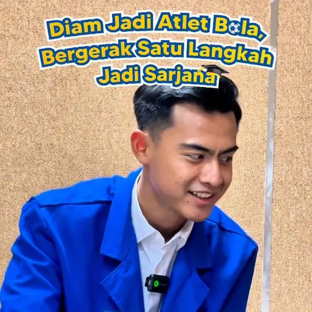5 Potret Arhan Pratama Jalani Sidang Proposal Skripsi/Instagram @udinusofficial