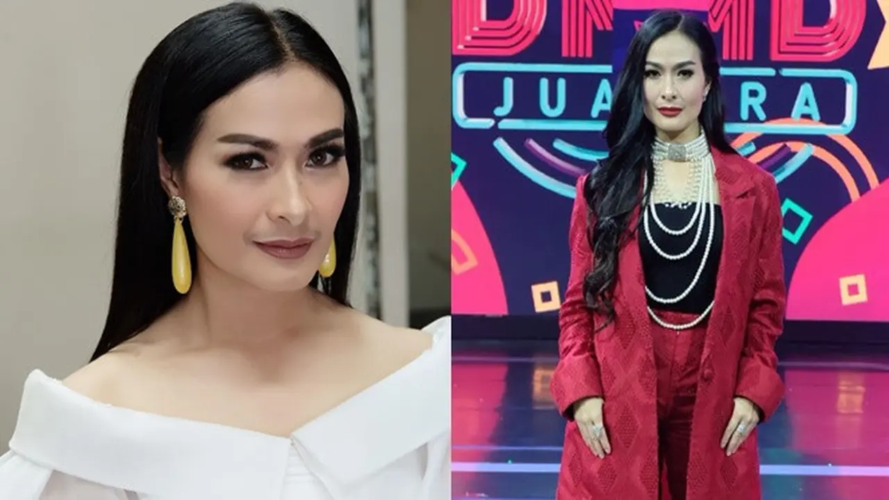 6 Penampilan Glamor Iis Dahlia, Tampil Elegan