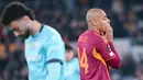 Kekalahan ini menjadi pukulan bagi Roma yang gagal memaksimalkan laga kandang. Meski sempat bangkit dan memaksakan perpanjangan waktu, lini belakang Giallorossi tak mampu meredam efektivitas serangan Bologna. (AFP/Alberto Pizzoli)