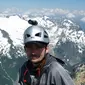 Salah satu pendaki, Mark Mahaney, diduga meninggal di Gunung Rainier dekat Seattle, AS. (Handout/LA Times)