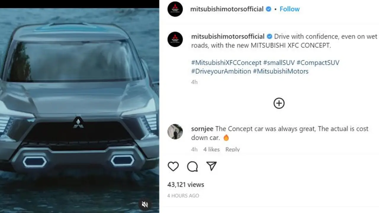 Mitsubishi Mulai Tebar Bocoran XFC Concept (Ist)