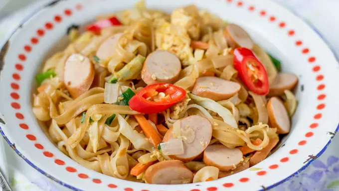 Seblak Kwetiau Topping Ayam