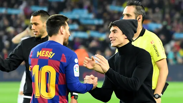 Marc Marquez dan Lionel Messi