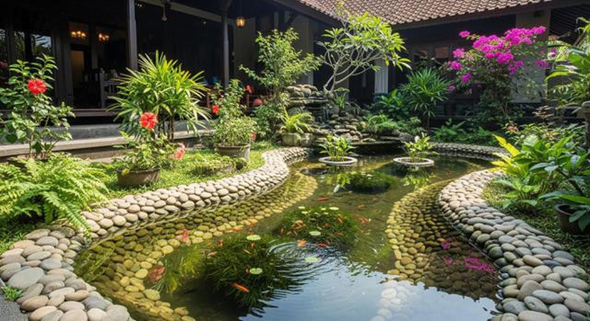 7 Model Kolam Ikan Dangkal yang Aman untuk Anak-anak dan Tetap Estetik