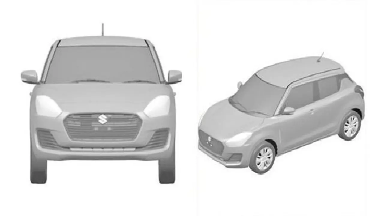 Gambar paten Suzuki Swift 2017 (Foto:Indianautosblog)
