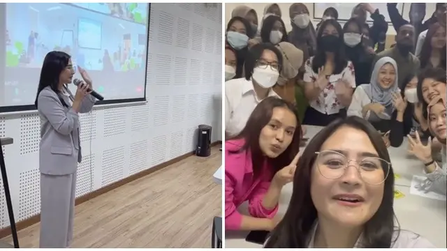 6 Momen Prilly Latuconsina Mengajar Jadi Dosen Praktisi di UGM, Banjir Pujian
