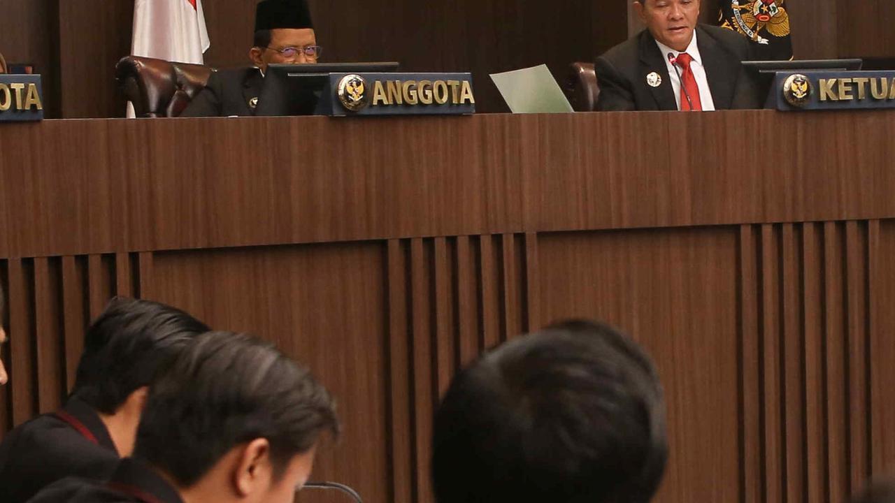 FOTO: Sidang Pelanggaran Kode Etik KPU Terkait Penerimaan Gibran Jadi Cawapres Digelar DKPP, Beginilah Suasananya yang Dihadiri Saksi Ahli