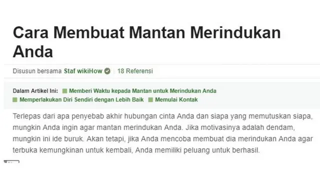 Nyeleneh, 6 Tutorial di Wikihow Bikin Enggak Habis Pikir