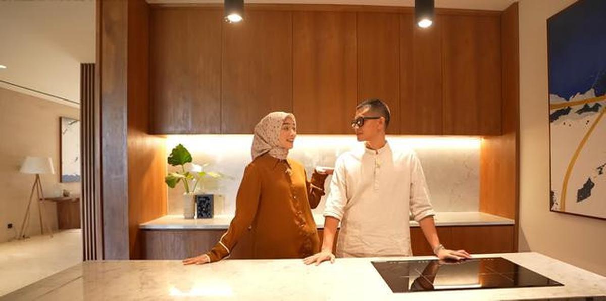 7 Potret Dapur di Rumah Citra Kirana dan Rezky Aditya, Estetik dengan Konsep Modern Minimalis
