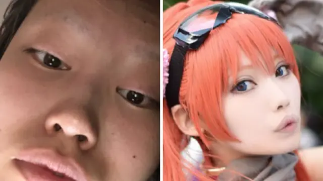 Begini 7 Muka Asli Cosplayer Bila Tak Pakai Make Up, Beda Banget