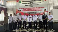 Bupati Subang H. Ruhimat saat melakukan kerja sama dengan Yayasan Sosial Bhumyamca TNI AL. (Ist)