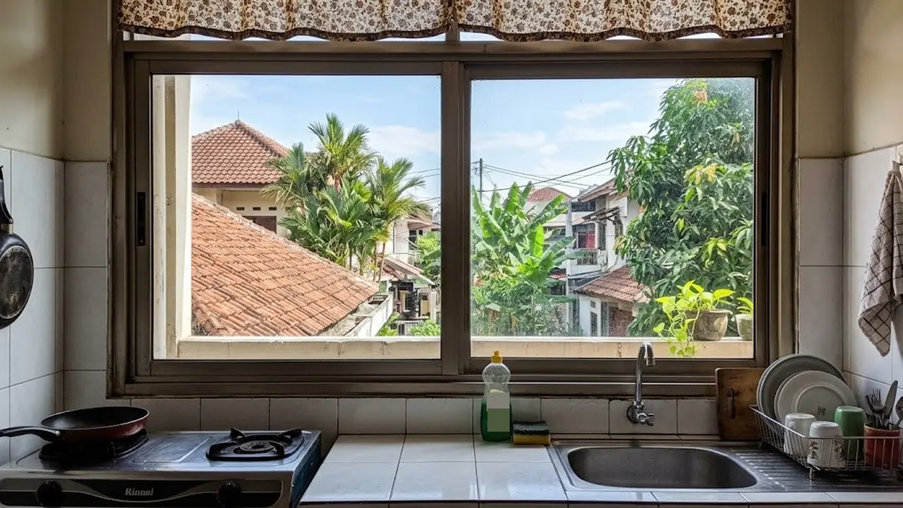 Ide Ventilasi Jendela Dapur