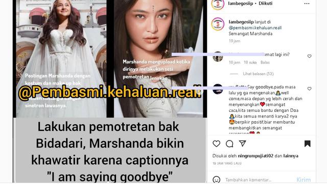 Marshanda tampil cantik dalam pemotretan terbaru (Foto oleh: @dariusmanihuruk, sumber Instagram @marshanda99 via lambegosiip/pembasmi.kehaluan.reall)