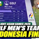 Highlight Golf Beregu Putra Indonesia di Asian Games 2026, Bertahan di Posisi 9 Usai Round 3