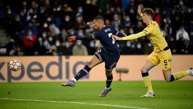 Foto: 4 Gol Messi - Mbappe ke Gawang Club Brugge Catat Rekor Individu Sekaligus Pastikan Posisi Runner-up di Grup A Liga Champions 2021/2022