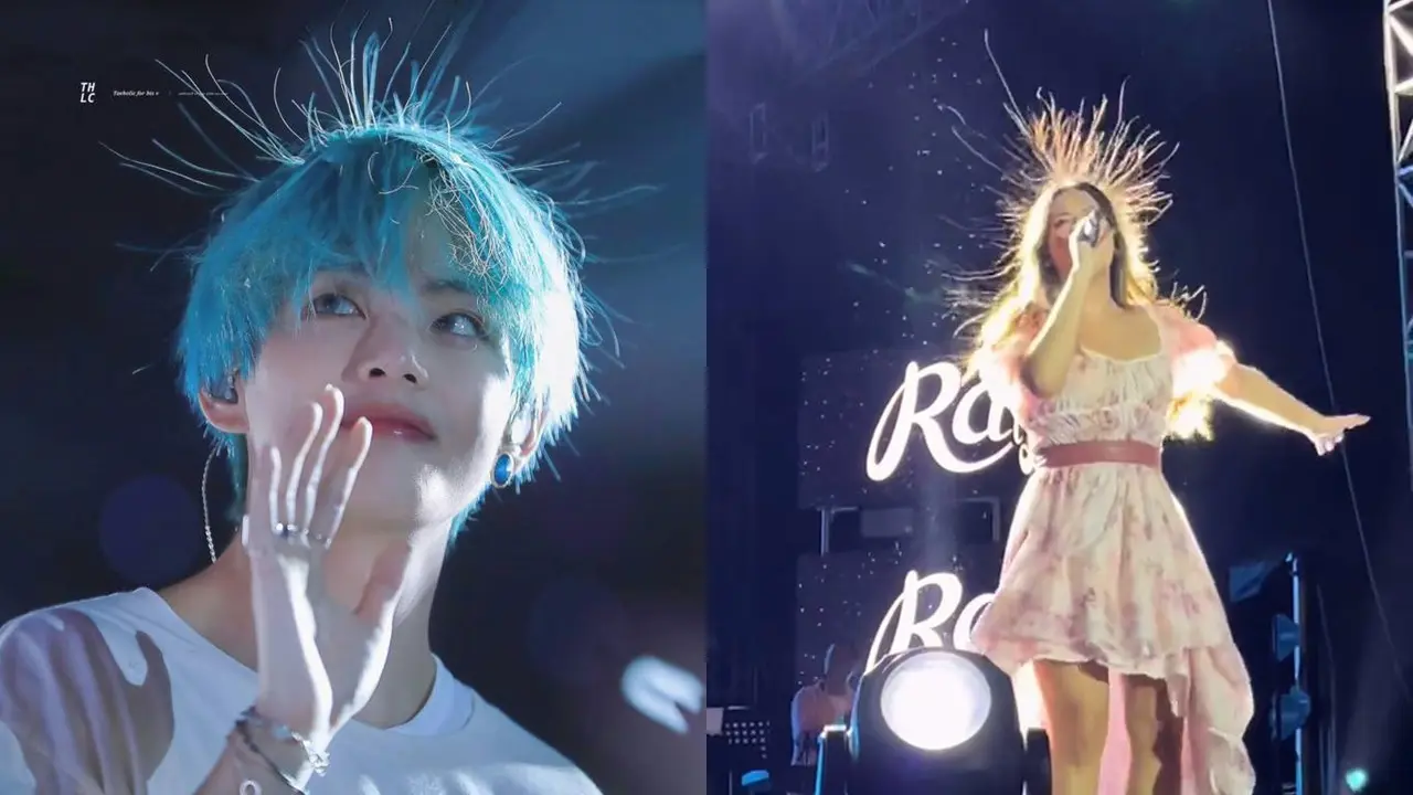 Rambut Musisi Berdiri Saat Konser