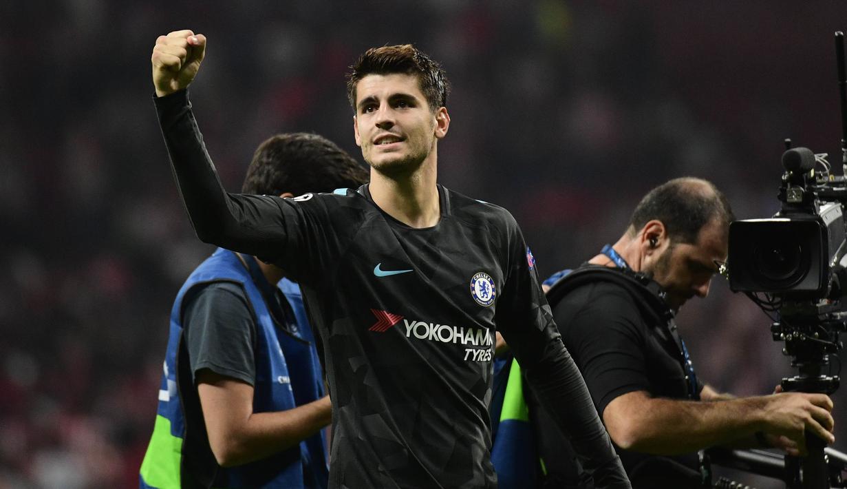 6. Alvaro Morata (Chelsea) - 6 Gol. (AFP/Pierre-Philippe Marcou)