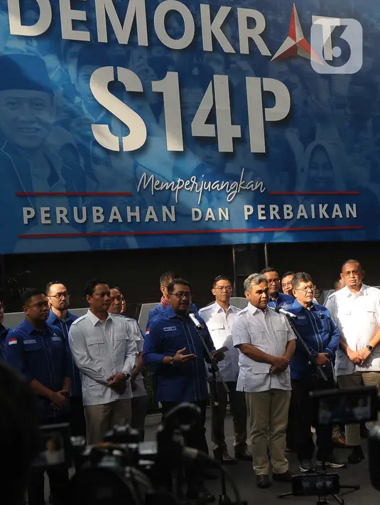 Pertemuan ini merupakan silaturahmi kebangsaan antar kedua belah pihak dengan membahas isu-isu kebangsaan dan kerakyatan terkini dalam konteks pemilu 2024. (merdeka.com/Imam Buhori)