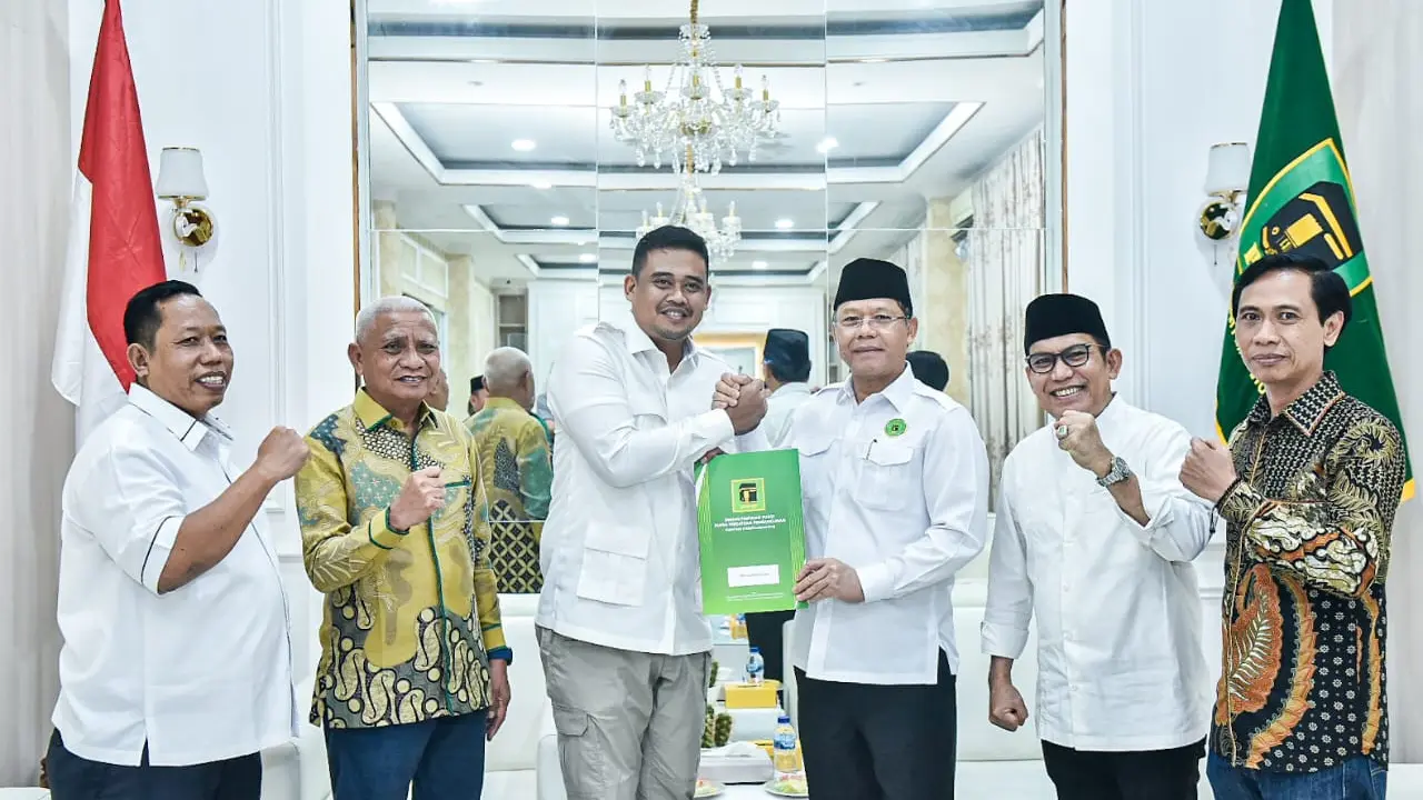 Partai Persatuan Pembangunan (PPP) mendukung pasangan Bobby Nasution dan Surya di Pemilihan Gubernur Sumatra Utara 2024. (Foto DPP PPP)