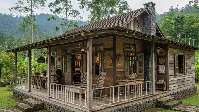 Model Rumah Kecil Ala American Farm, Modelnya Antik dan Bikin Nyaman/ Ilustrasi AI