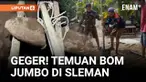 Polresta Sleman bersama Tim Jibom Sat Brimob Polda DIY melakukan upaya disposal terhadap temuan mortir atau bom pesawat seberat 4 kwintal di Desa Umbulmartani, Kecamatan Ngemplak, Kabupaten Sleman, DIY. Mortir sepanjang 1 meter itu diduga peninggalan...