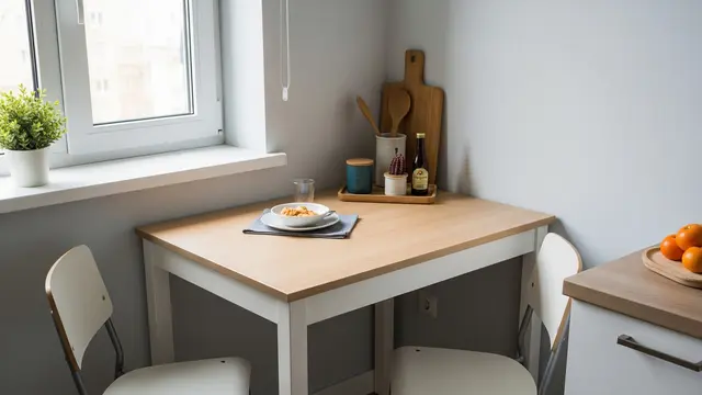 Meja Dapur Mini Sudut