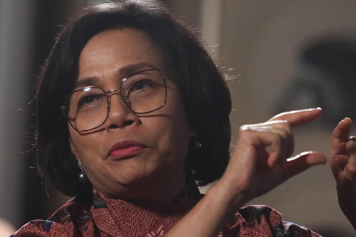 Menteri keuangan Sri Mulyani