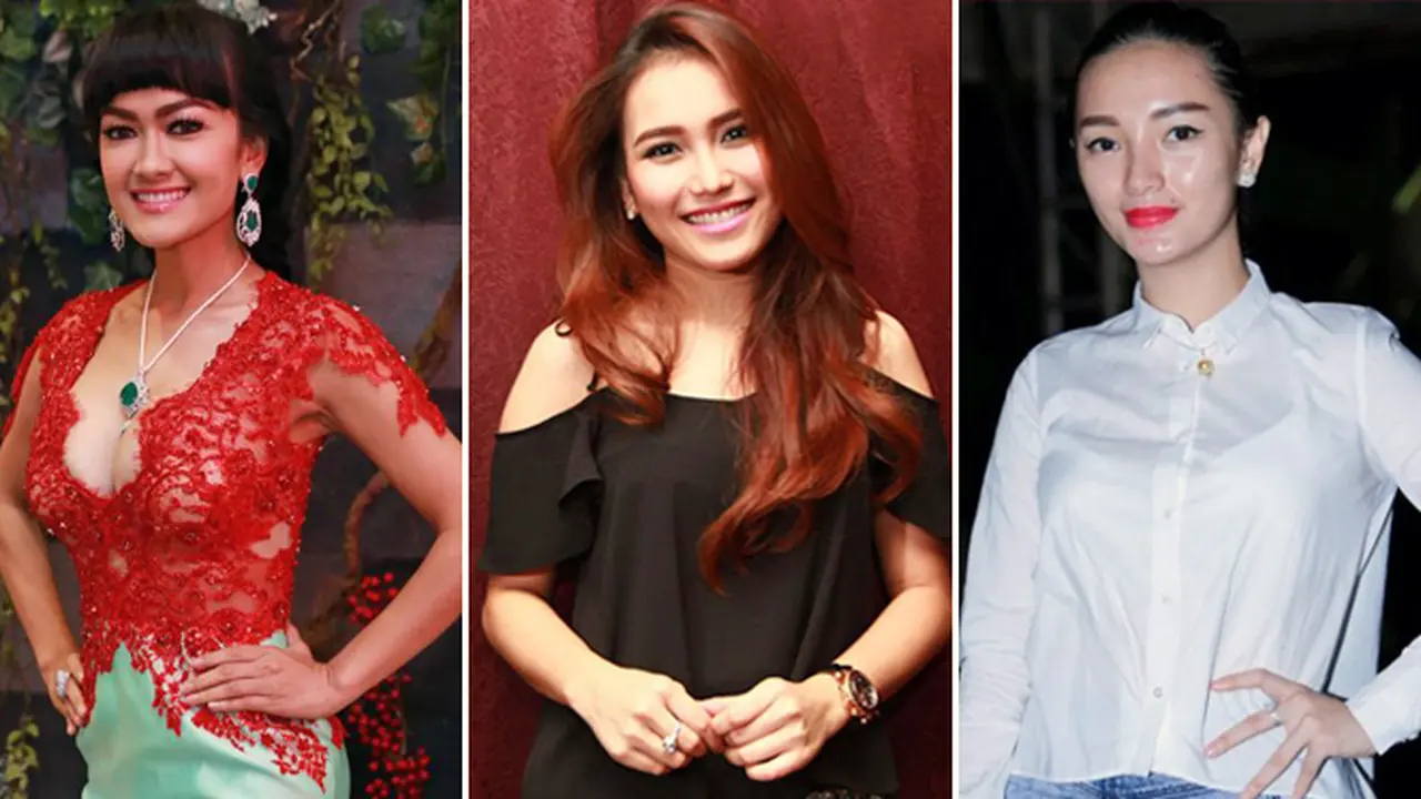 [Bintang] Trio Cecepu; Ayu Ting Ting, Julia Perez dan Zaskia Gotik