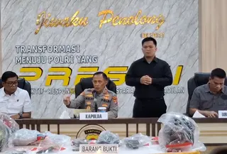 Kapolda Lampung, Irjen Pol Helfi Assegaf ancam tembak begal (Liputan6.com/Ardi Munthe).