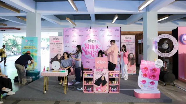 Hadir di UI, Ellips Shine Sister Dorong Mahasiswa Tampil Lebih Percaya Diri dengan #RambutTetapMuda